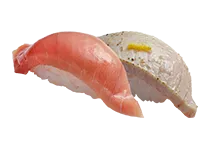 厳選まぐろ中とろ食べ比べ(中とろ・炙りゆず塩)